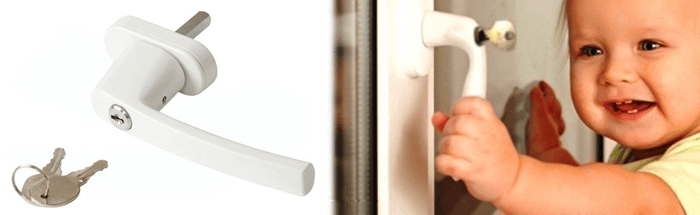 Ручка замок на пластиковое окно защита от детей Ручка замок на пластиковое окно защита от детей